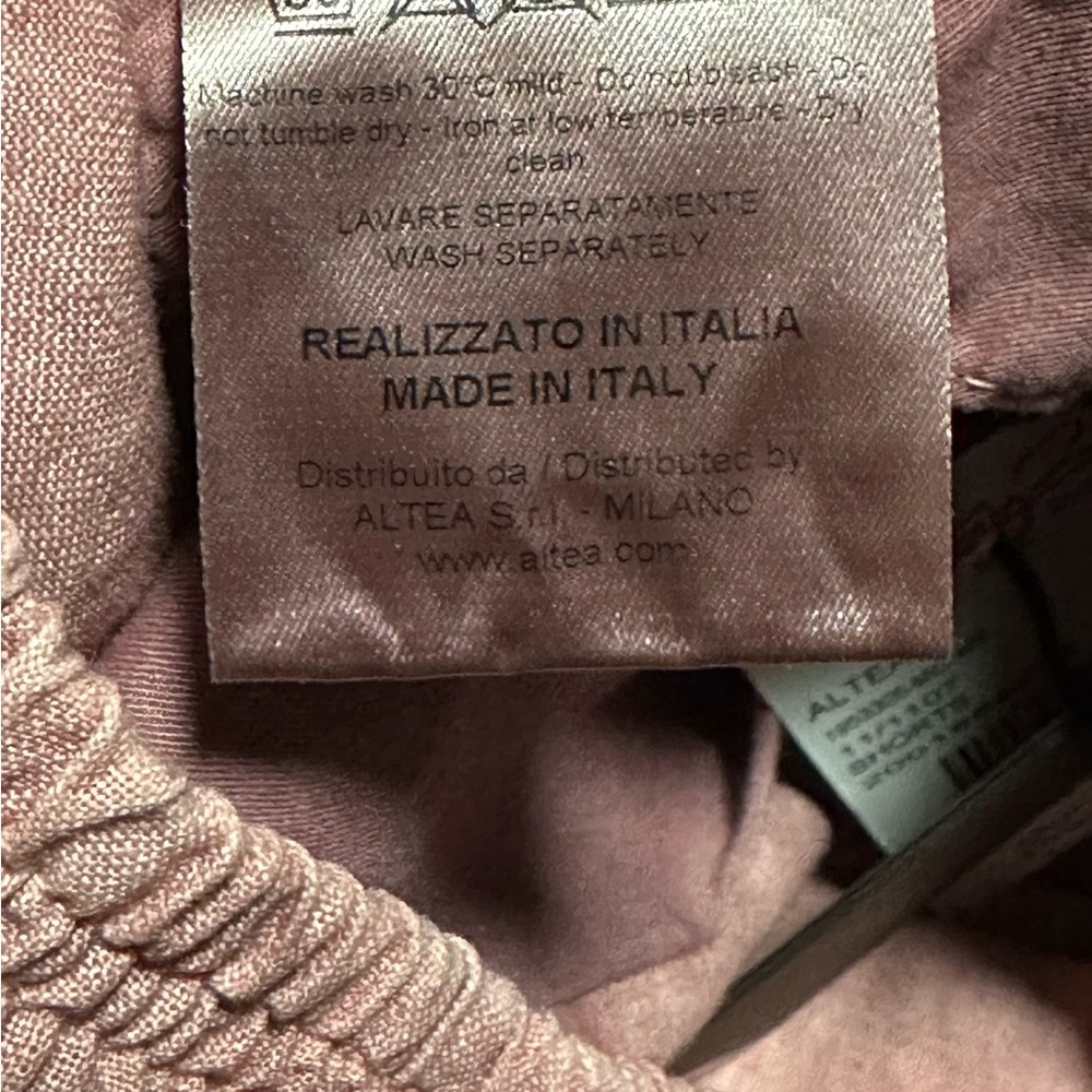 Altea Tan Cargo Linen Shorts Relaxed Fit - Picture 9 of 12